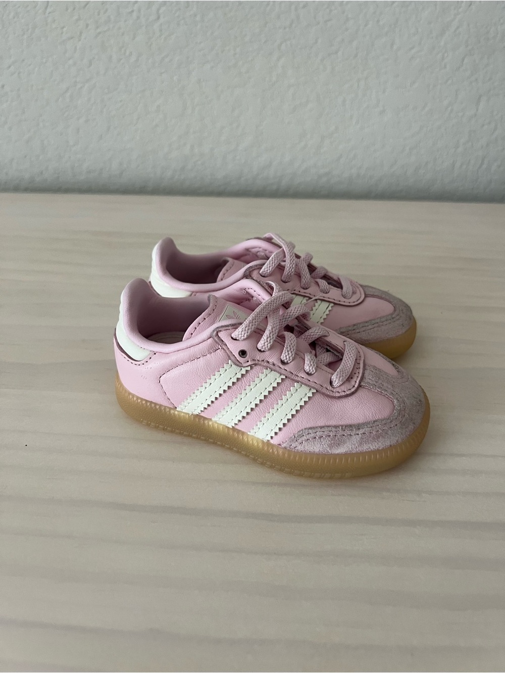 Adidas toddler size 5 pink Sambas